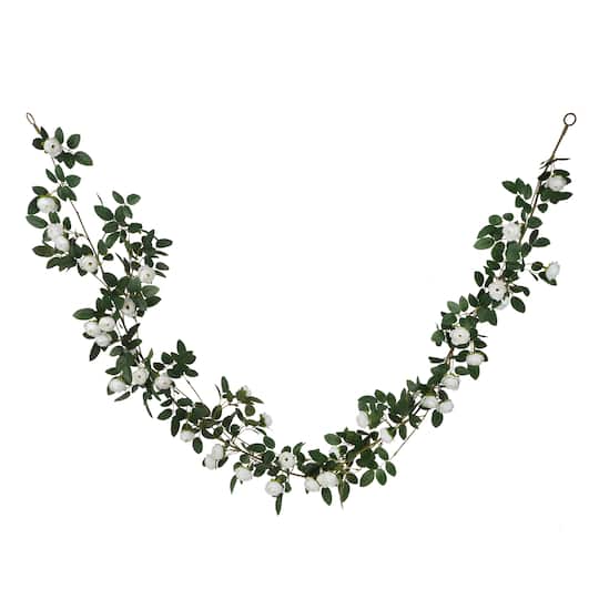 Michaels, 6 Pack: 6ft. White Ranunculus Garland by Ashland® – Category: Garlands